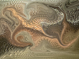 abstract metallic background with swirls - 728871887