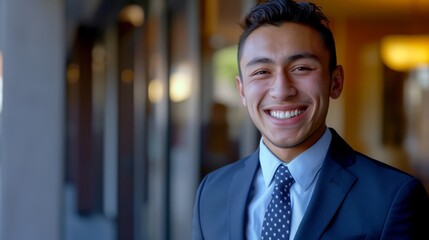 Fototapeta premium Business people looking and smiling