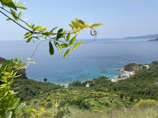 Fototapeta na wymiar Montenegro sea , blue sea