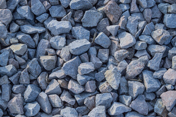 Textura de piedras grises sobre suelo