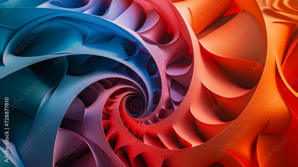 Poster abstract unity: conceptual art exploring the fusion of both gender symbols
