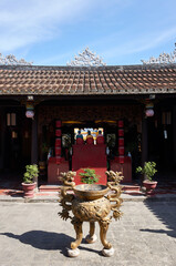 Temple in Hoi An Old Town, Vietnam.