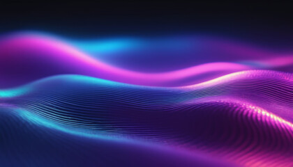 Abstract Visual with Flowing Wave-like Patterns