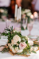 Bouquet on Table