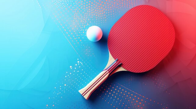 Abstract background design with a table tennis theme, encapsulating the essence of sports