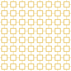 Arabic geometric mosaic printable seamless pattern with abstract Moroccan print in blue and orange colors. Ramadan Kareem Traditional Islamic art Illustration background