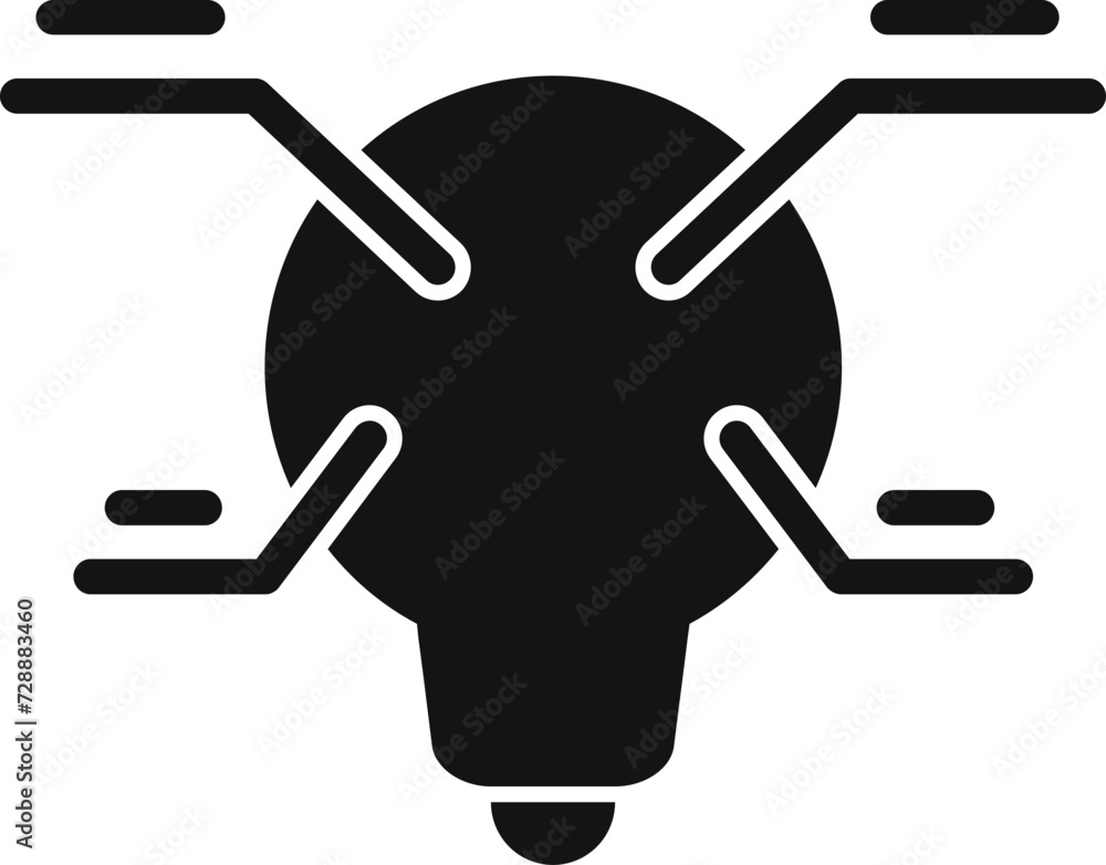 Poster choice science idea icon simple vector. case study. curiosity ingenuity