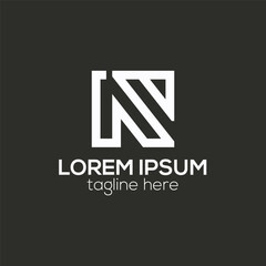 P alphabet abstract letter gradient color logo design concept isolated vector template illustration