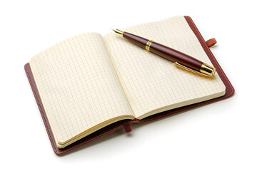 notebook and pen