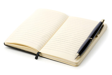 notebook and pen