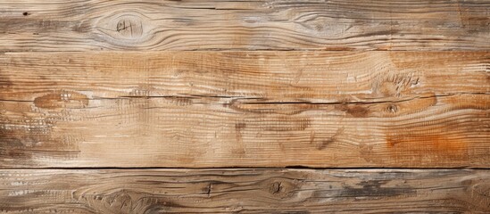 Fototapeta premium Aged texture of light brown wood.