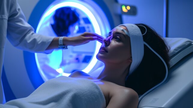 Cancer patient undergoing radiotherapy generative ai