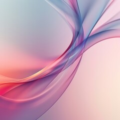 Ethereal Gradient Abstract Background Wallaper: Harmonious Blend of Pink and Blue Hues in Fluid Motion

