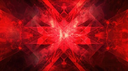 Abstract red symmetrical background, symmetry backdrop