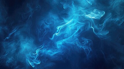 Abstract light blue smoke background