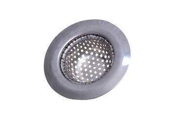 sink drain dirt protector shower bathroom sink water pipe isolated on white background