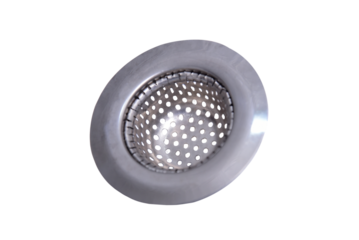 sink drain dirt protector shower bathroom sink water pipe isolated on white background