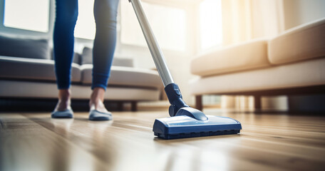 floor vacuum cleaner, housework cleaning, electric vacuum, living room floor, home