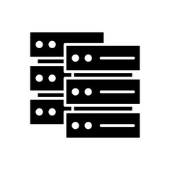 Database icon vector. database vector icon