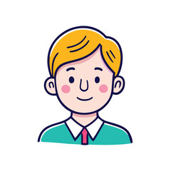 Face Avatar Vector Icon Illustration