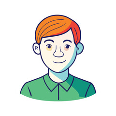 Face Avatar Vector Icon Illustration