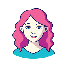 Face Avatar Vector Icon Illustration