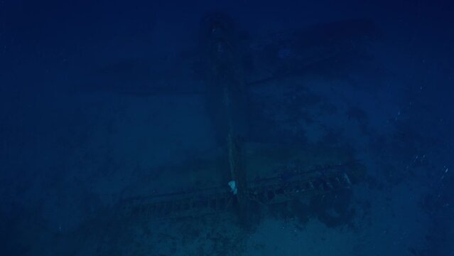 Wreck of the Hellcat on the Mediterranean Coast of France - Airplane