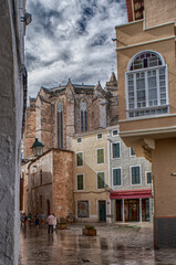 Cathedral of Santa Maria de Menorca. Spain.