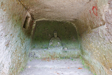 Kannon Statue at Nagaoka Hyakuana Burial Mound, Nagaoka, Utsunomiya, Tochigi, Japan