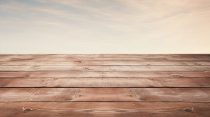 Fototapeta premium wooden board mockup