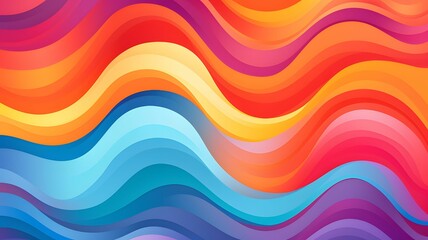 Fototapeta premium colorful wave background