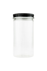 empty glass jar isolated element