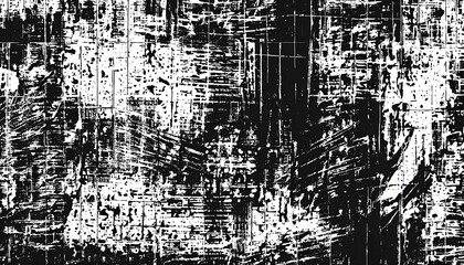 Black scratched grunge background, old film effect, space for text. Graphics backgrounds. Generative AI
