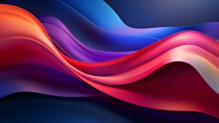 colorful  wave background