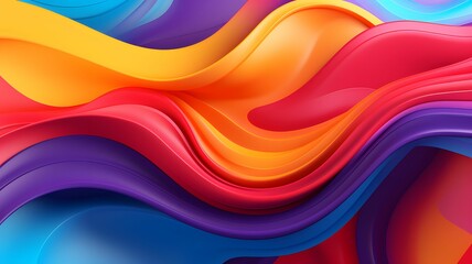 colorful  wave background