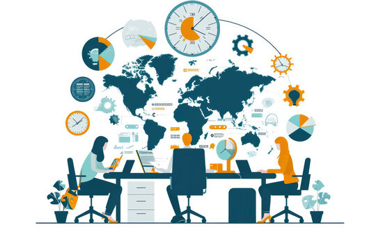 Flexible Schedules: Employees can collaborate across different time zones and customize their work hours