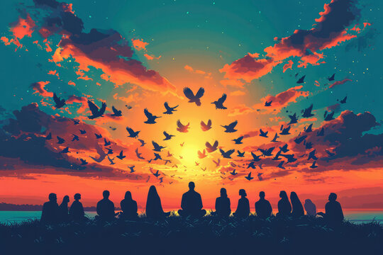 Freedom of Religion and Belief: Individuals have the right to practice their religion or belief freely.