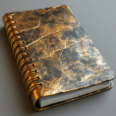 Elegant Gold Salon Appointment Book for Client Hairstyle Records - obrazy, fototapety, plakaty