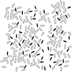 Make a Professional Black and White Rice Pattern