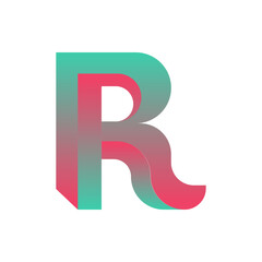 Monogram R design vector logo. Monogram initial letter mark R logo design. Monogram design vector logo. Monogram initial letter mark R logo design. Simple R monogram. Monogram R design logo 