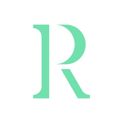 Monogram R design vector logo. Monogram initial letter mark R logo design. Monogram design vector logo. Monogram initial letter mark R logo design. Simple R monogram. Monogram R design logo 