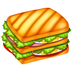 Egg sandwich with cheese