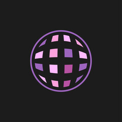 ABSTRACT GLOBE LOGO