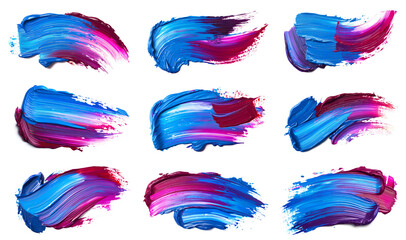 Rough paint brush touch compilation ,Generative AI