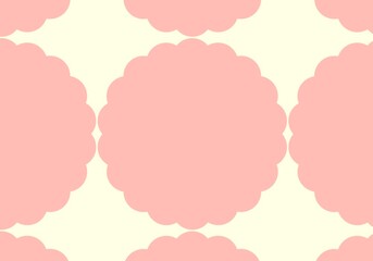 wavy circle seamless pattern background