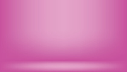 Abstract purple color gradient background , Empty Photography Studio.