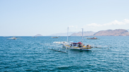 Fototapeta premium Landscape view at Padar island in Komodo islands, Flores, Indonesia.