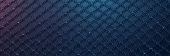 Lattice Shapes in Blue and Dark blue