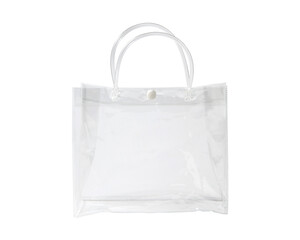 Transparent PVC gift tote packaging bag