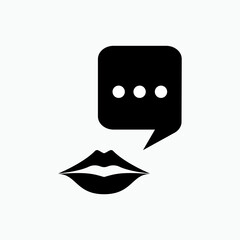 Comment Icon. Opinion Symbol  - Vector.